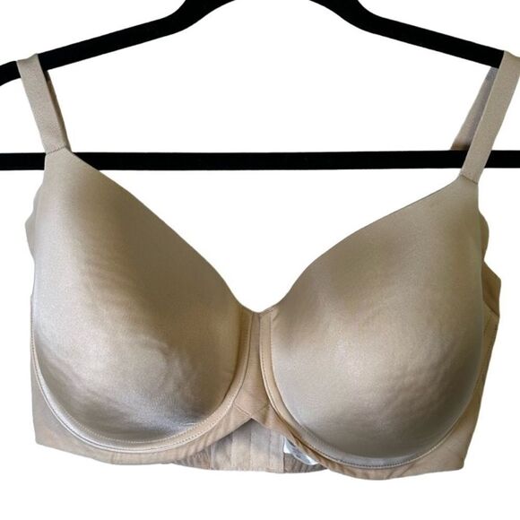 Wacoal- Women’s 853281 Side Smoother Underwire T-Shirt Bra Beige, Plus Size 38G - Picture 9 of 10